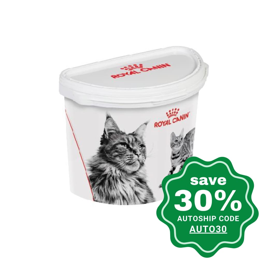 Royal Canin - Half Moon Shaped Pet Food Container 16.5L Dogs & Cats