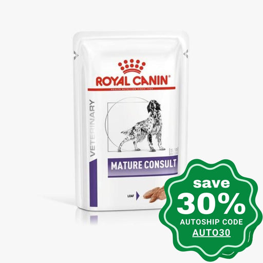 Royal Canin - Vet Care Nutrition Loaf Pouch Wet Food For Mature Consult Dogs 85G (Min. 12 Pouches)