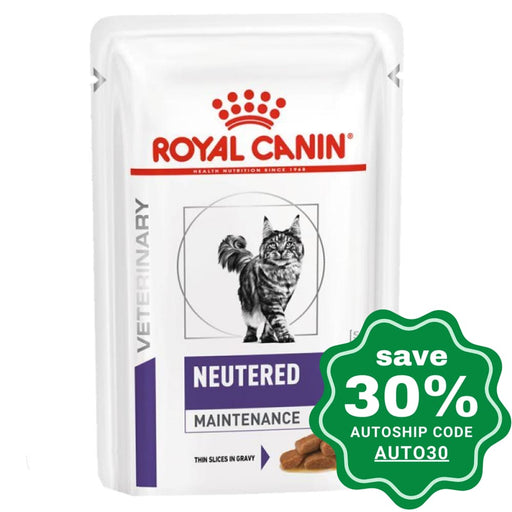 Royal Canin - Vet Care Nutrition Neutered Adult Maintenance Pouches For Cats 100G (Min. 12 Pouches)