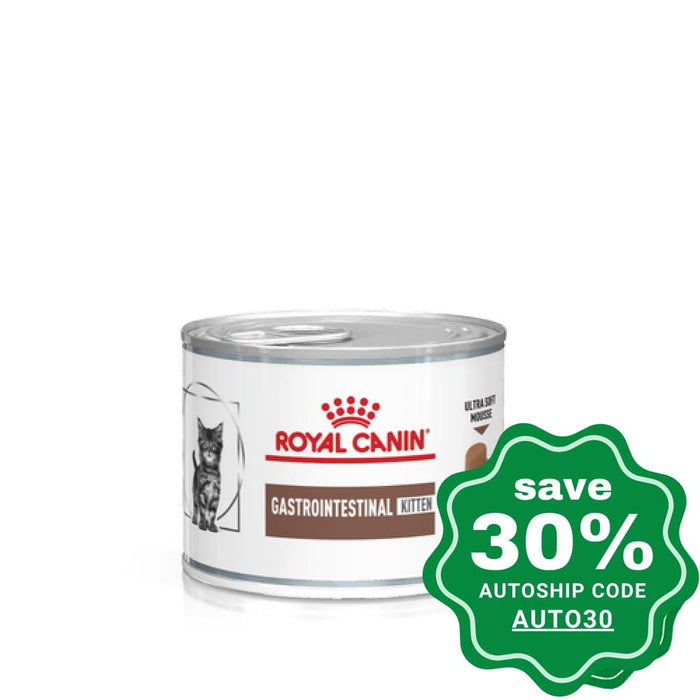 Royal Canin - Veterinary Diet Gastro Intestinal Mousse Cans For Kitten 195G (Min. 12 Cans) Cats