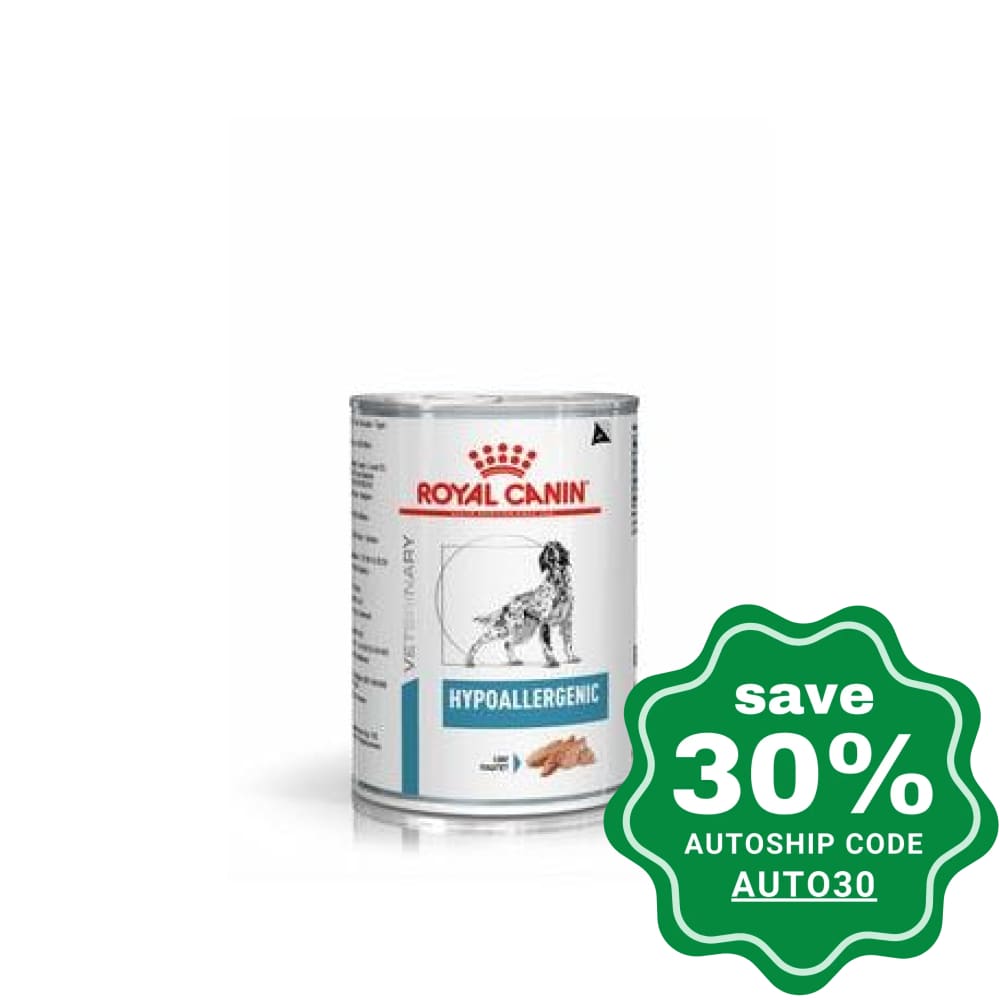 Royal Canin - Veterinary Diet Hypoallergenic Cans For Dogs 400G (Min. 12 Cans)