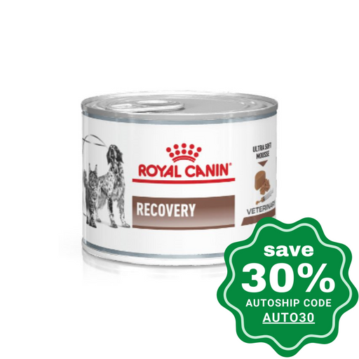 Royal Canin - Veterinary Diet Recovery Cans For Cats & Dogs 195G (Min. 12 Cans)