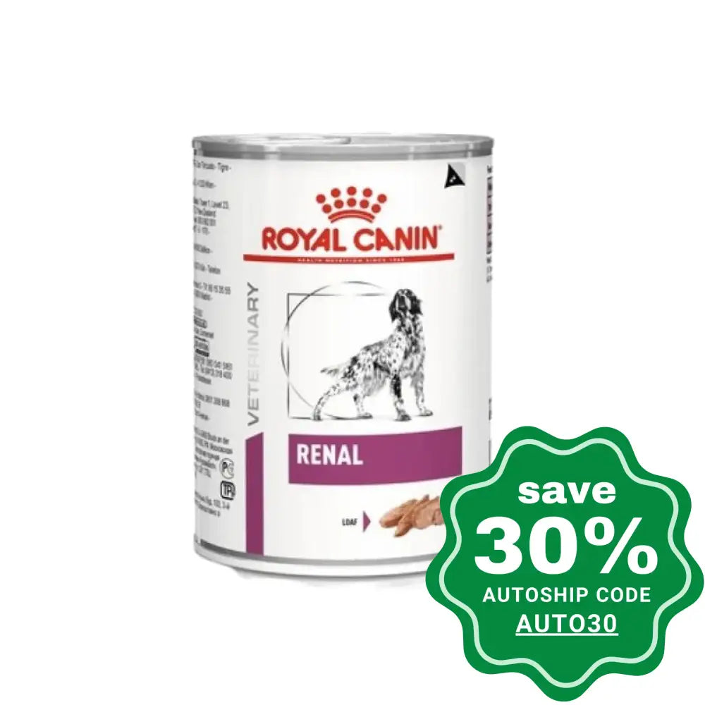 Royal Canin - Veterinary Diet Renal Cans For Dogs 410G (Min. 12 Cans)