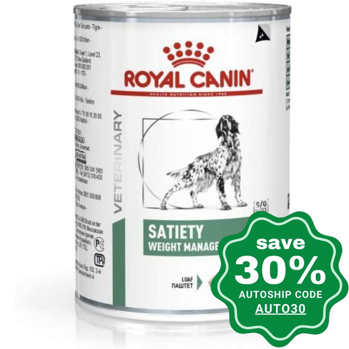 Royal Canin - Veterinary Diet Satiety Support Cans For Dogs 410G (Min. 12 Cans)