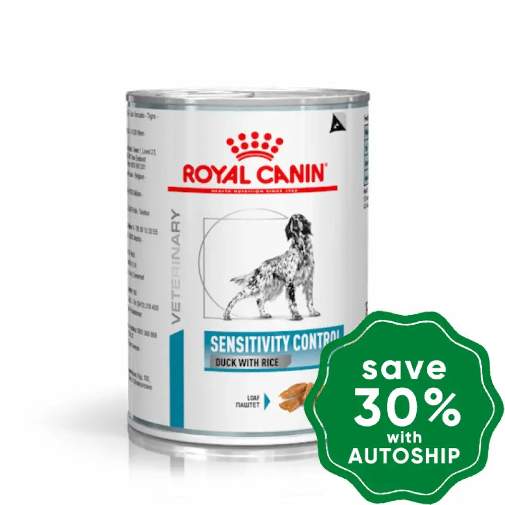 Royal Canin - Veterinary Diet Sensitivity Control Cans For Dogs Duck 410G (Min. 12 Cans)