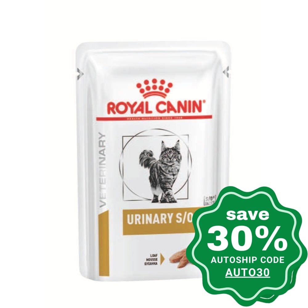 Royal Canin - Veterinary Diet Urinary Loaf Pouches For Cats Chicken 85G (Min. 12 Pouches)