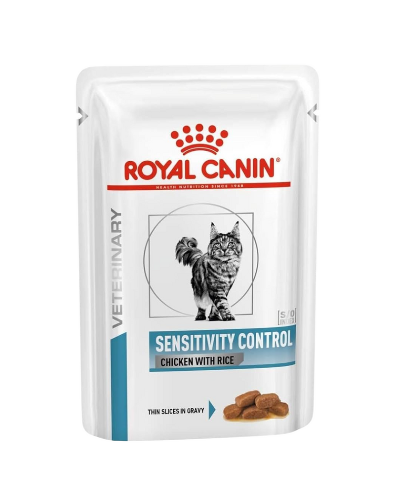 Royal Canin - Veterinary Diet Sensitivity Control Pouches for Cats - Chicken - 85G (min. 12 Pouches)