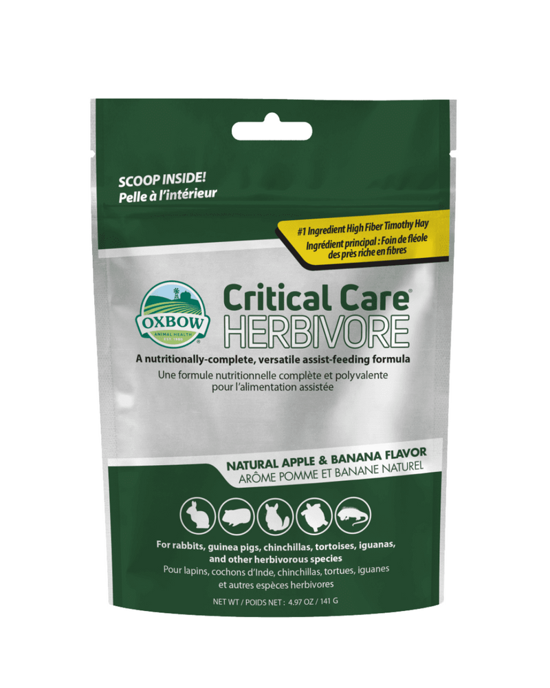 Oxbow - Critical Care Herbivore for Animal Health - Apple & Banana Flavor - 454G