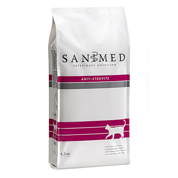 SANIMED - Dry Food for Cats - Anti-Struvite - Chicken & Lamb - 4.5KG