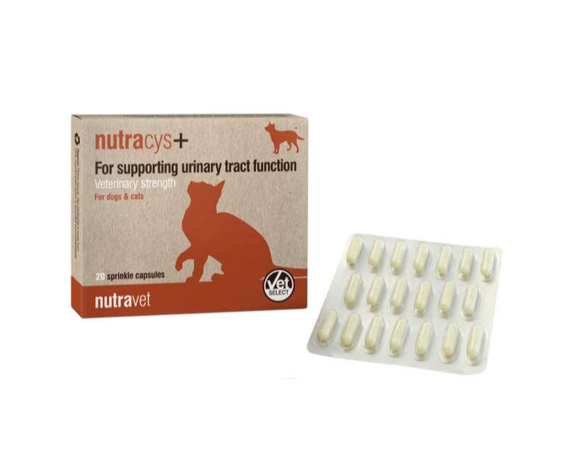 Nutravet - Supplement for Dogs & Cats - Nutracys+ Urinary Function - 220CAPS