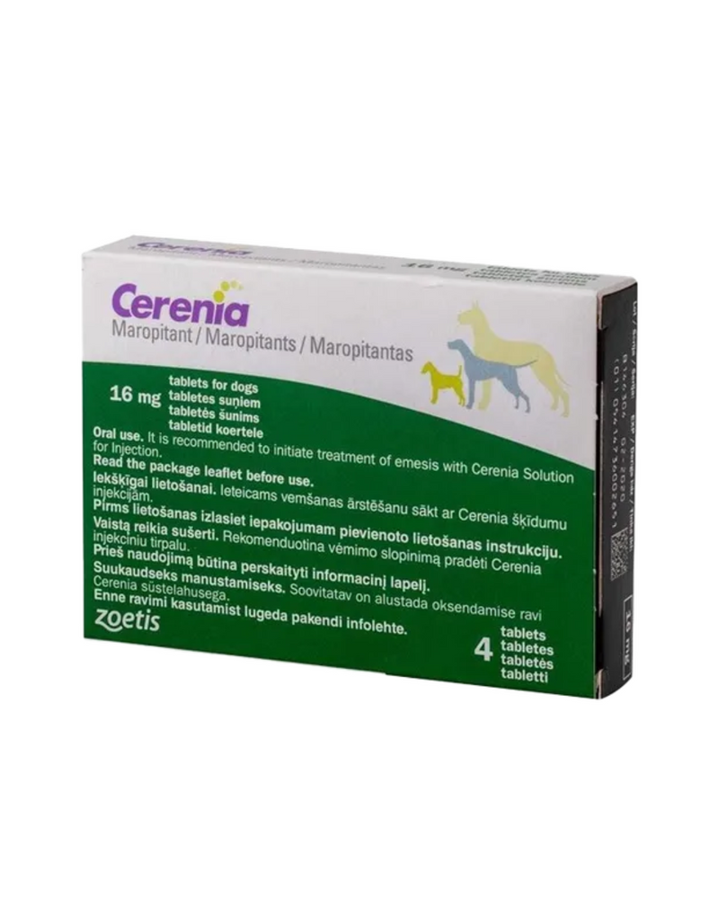 Zoetis - Cerenia (Maropitant Citrate) 16mg - 1TAB