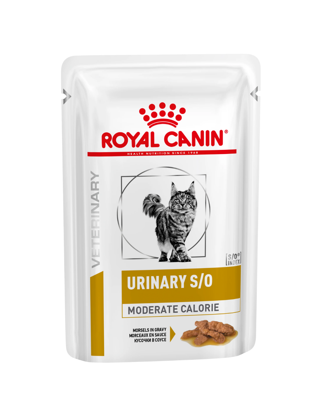 法國皇家 - 貓用獸藥尿液中等卡路里飼料袋 - 85克（最少12袋）