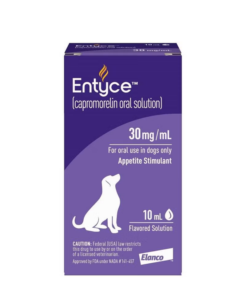 Entyce®  (Capromorelin) 30 mg/mL Oral Solution for dogs - 1ML