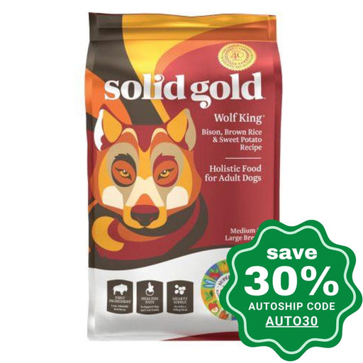 Solid Gold - Dry Dog Food - Adult - Wolf King with Bison - 24LB - PetProject.HK