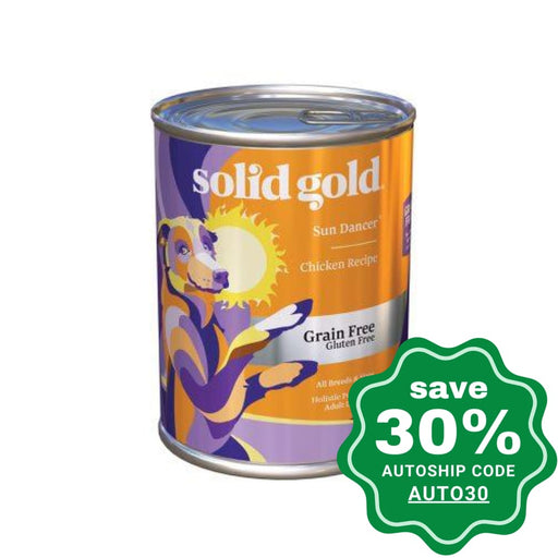 Solid Gold - Grain Free Canned Dog Food - All Life Stages - Sun Dancer with Chicken - 13.2OZ (min. 24 cans) - PetProject.HK