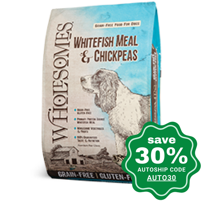 Sportmix - Wholesomes Grain-Free Dry Dog Food Whitefish & Chickpeas 35Lb Dogs