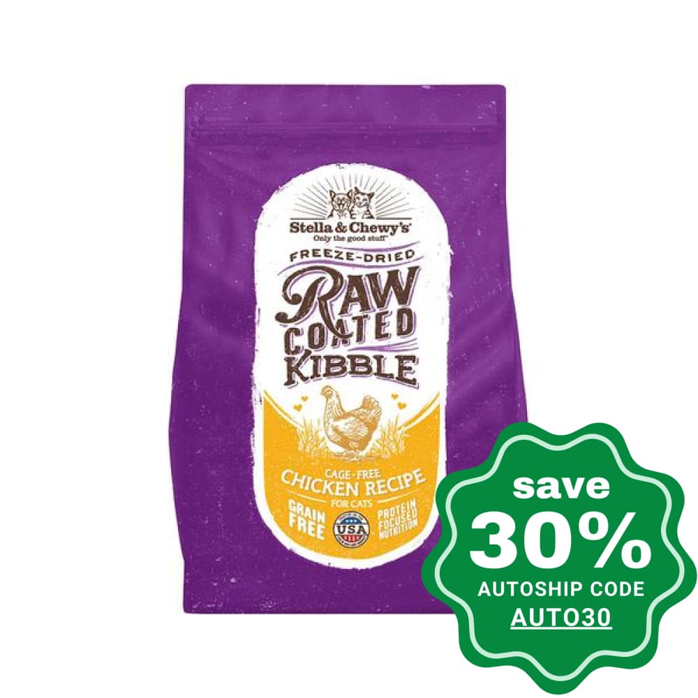 Stella & Chewy's - Dry Cat Food - Raw Coated Kibble - Cage-Free Chicken Recipe - 10LB - PetProject.HK