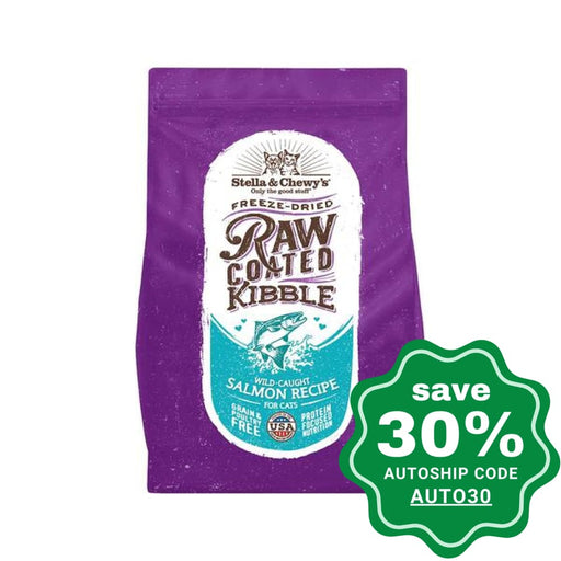 Stella & Chewy's - Dry Cat Food - Raw Coated Kibble - WIld Caught Salmon Recipe - 10LB - PetProject.HK