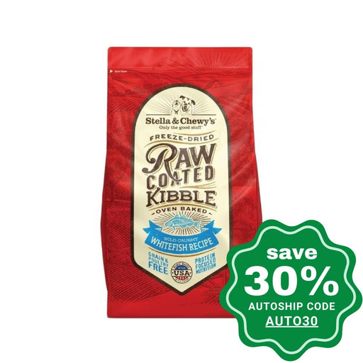 Stella & Chewy's - Dry Dog Food - Freeze Dried Raw Coated Kibble - Wild Caught Whitefish Recipe - 22LB - PetProject.HK