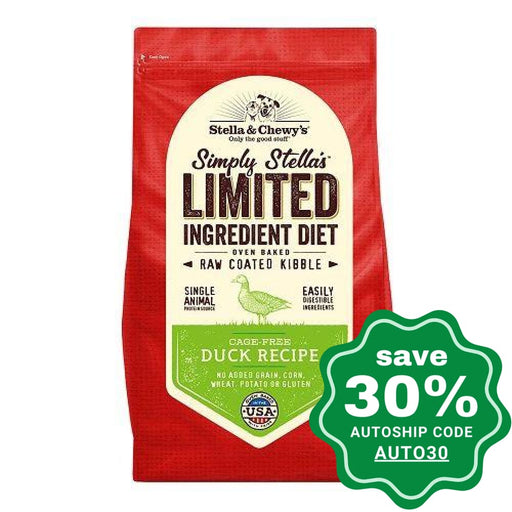 Stella & Chewy's - Dry Dog Food - LID Freeze-Dried Raw Coated Kibble - Cage-Free Duck - 3.5LB - PetProject.HK