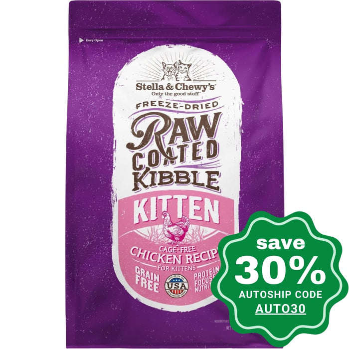 Stella & Chewys - Dry Kitten Food Raw Coated Kibble Cage-Free Chicken Recipe 2.5Lb Cats