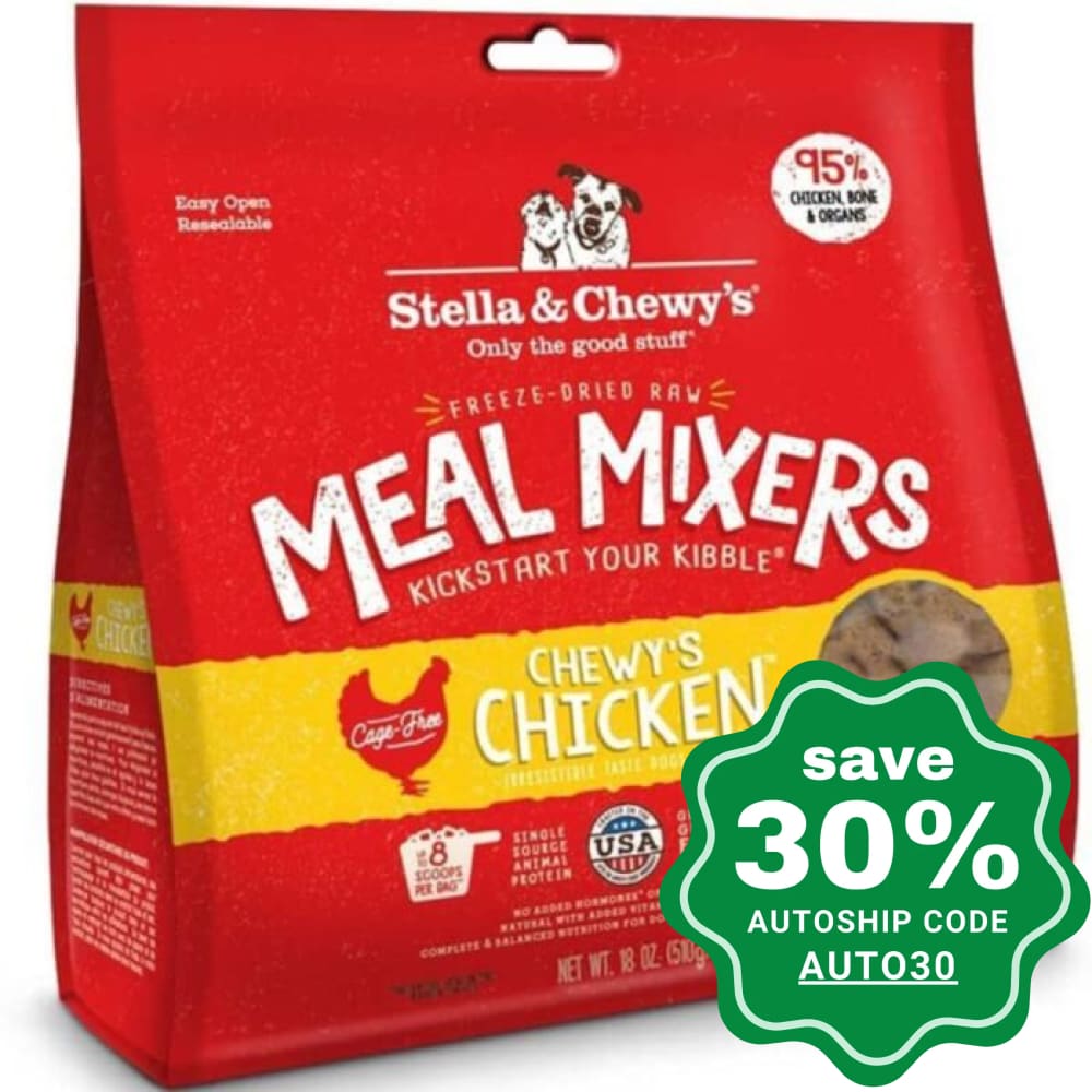 Stella & Chewys - Freeze Dried Chicken Meal Mixers For Dogs 8Oz