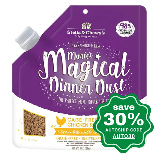 Stella & Chewys - Maries Magical Dinner Dust For Cats Cage-Free Chicken 7Oz