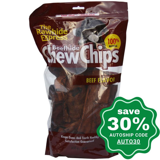 The Rawhide Express - Chew Chips - Beef - 450G - PetProject.HK