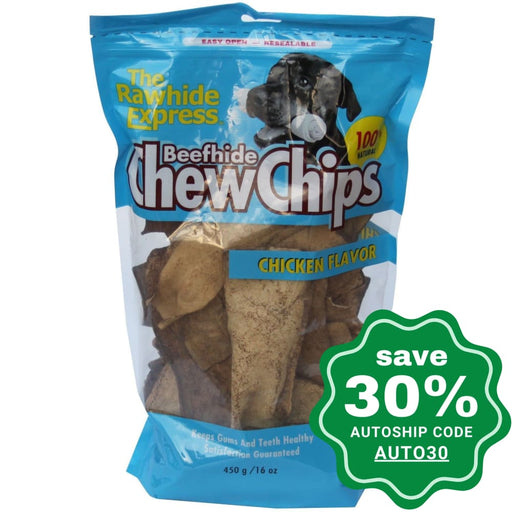The Rawhide Express - Chew Chips - Chicken - 450G - PetProject.HK