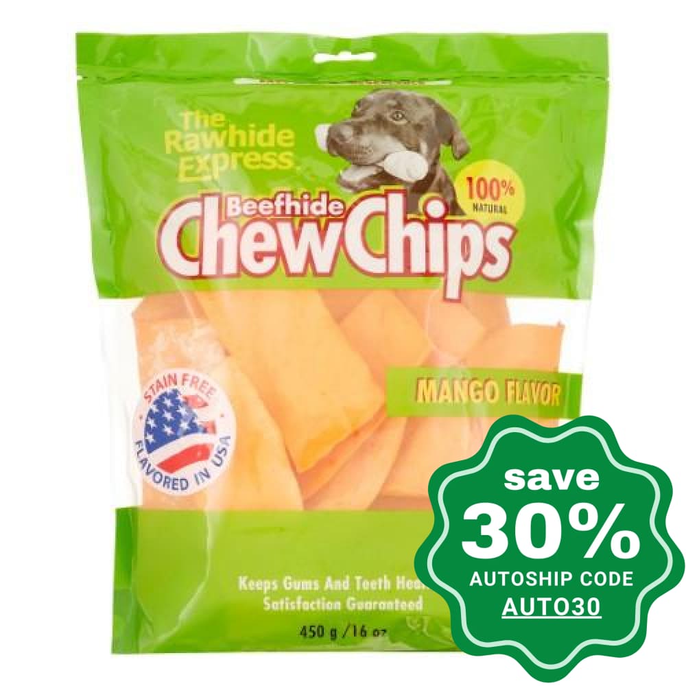 The Rawhide Express - Chew Chips - Mango - 450G - PetProject.HK