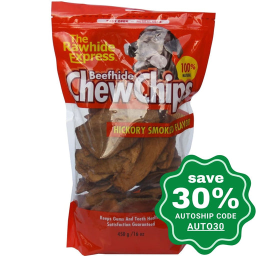 The Rawhide Express - Chew Chips - Smoked Bacon - 450G - PetProject.HK