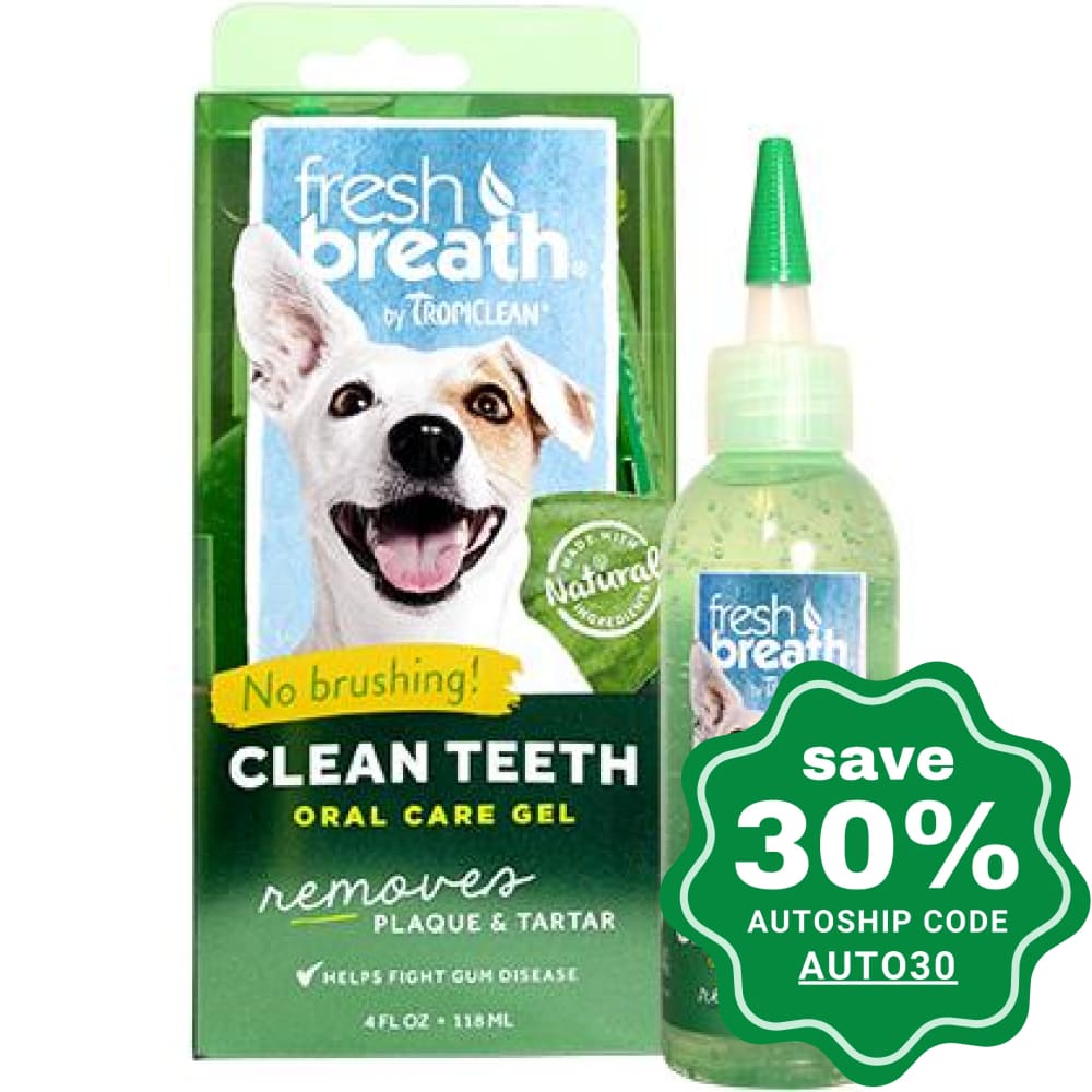 Tropiclean - Natural Clean Teeth Gel for Dogs - 4OZ - PetProject.HK