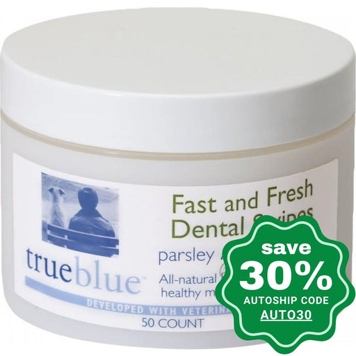 TrueBlue - Fast and Fresh Dental Swipes - 50pads - PetProject.HK