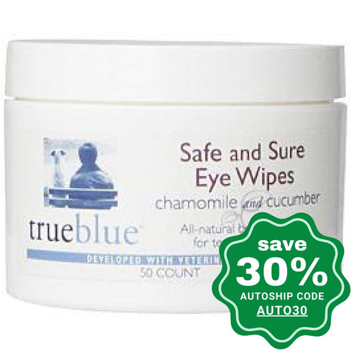 TrueBlue - Safe and Sure Eye Wipes - 50pads - PetProject.HK