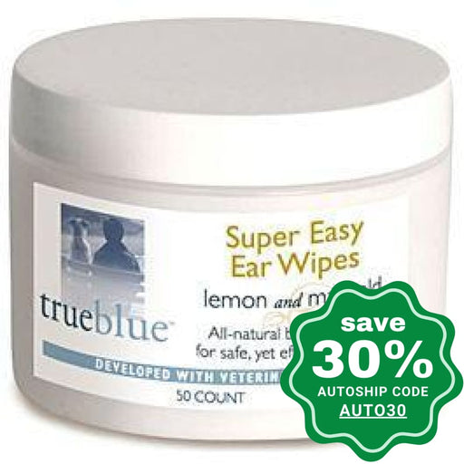 TrueBlue - Super Easy Ear Wipes - 50pads - PetProject.HK