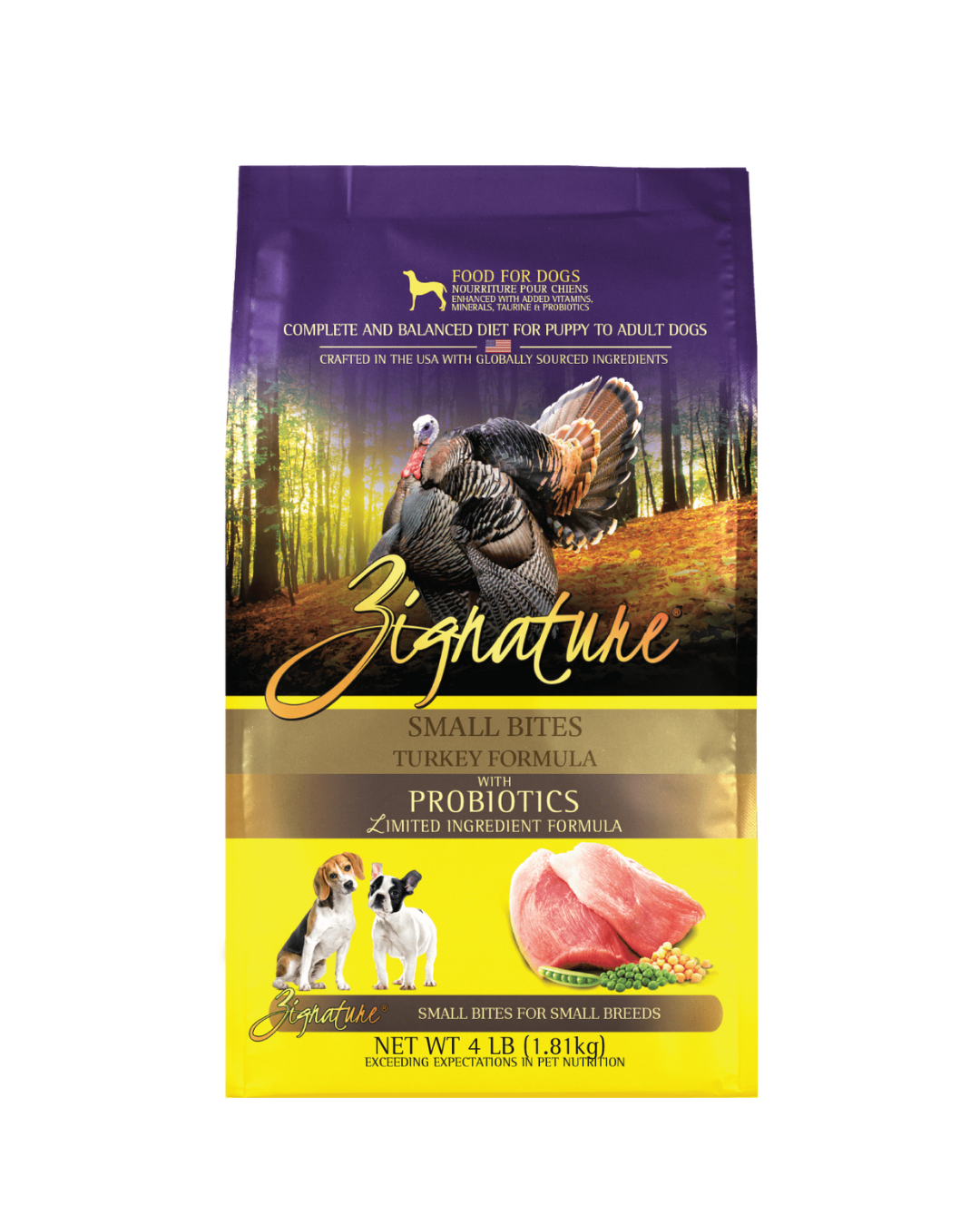 Zignature - Small Bites Dry Dog food - Grain Free Turkey - 12.5LB - PetProject.HK