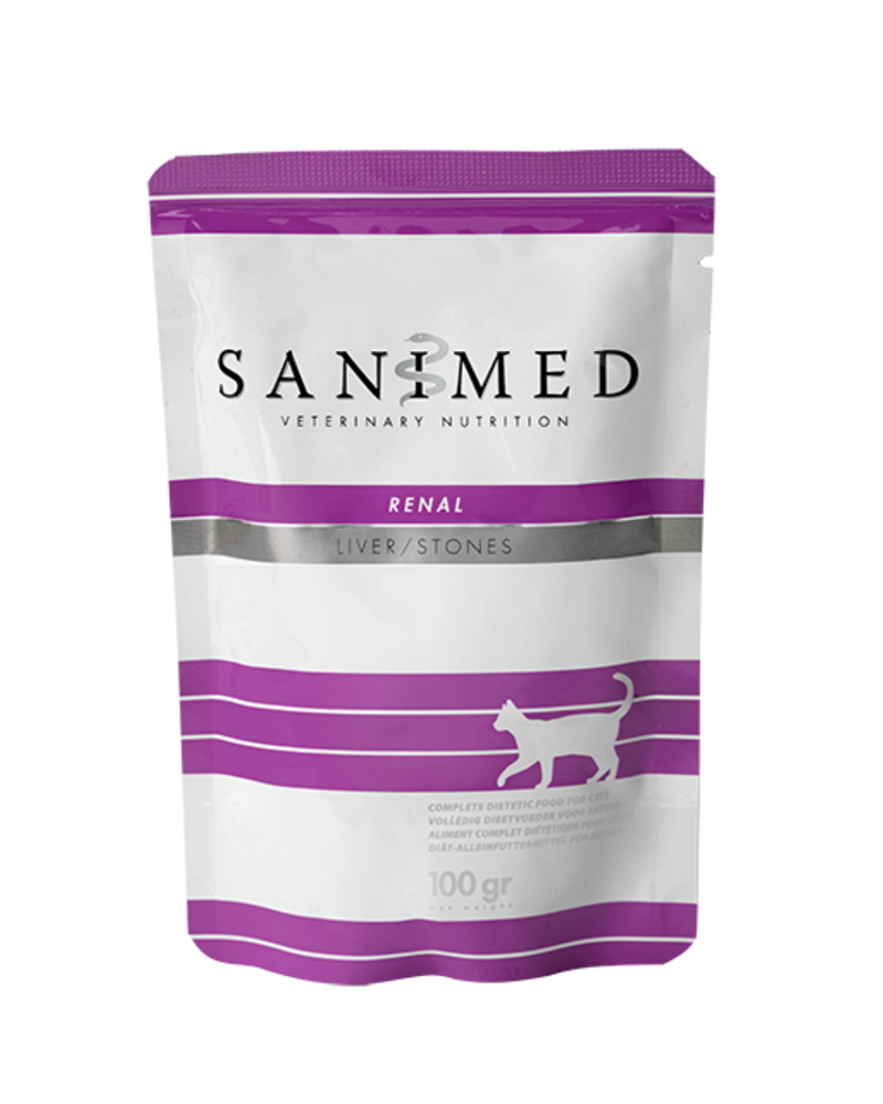 SANIMED - Wet Food for Cats - Renal - Chicken & Lamb - 100G