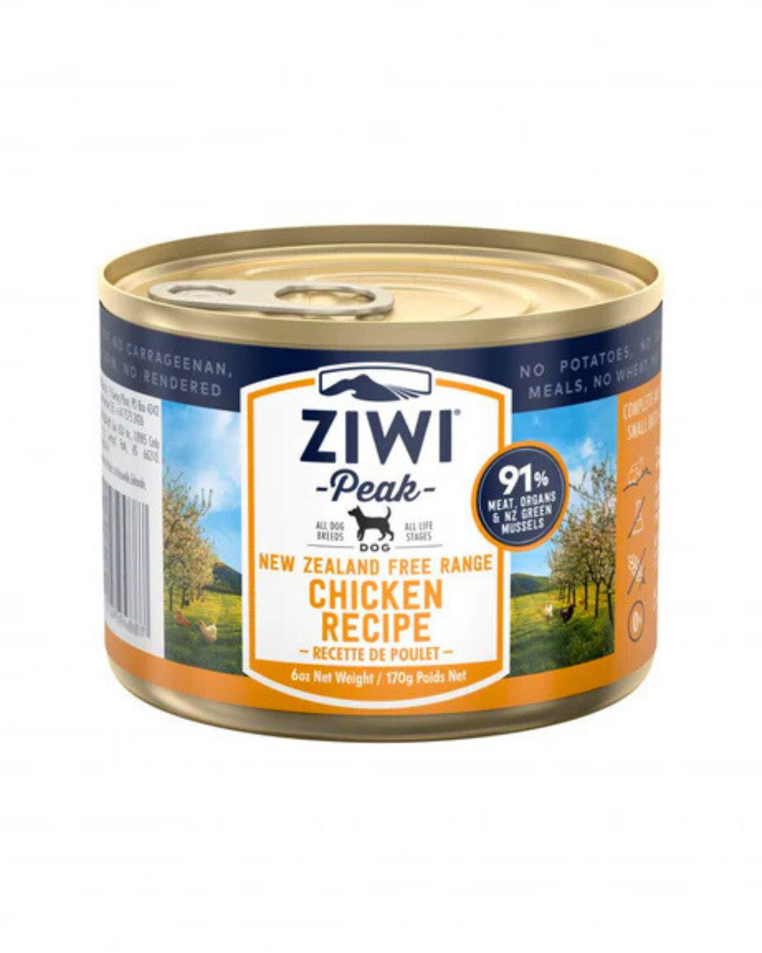 Ziwipeak - Moist CHICKEN Recipe Canned Dog Food - 170G (min. 12 cans) - PetProject.HK