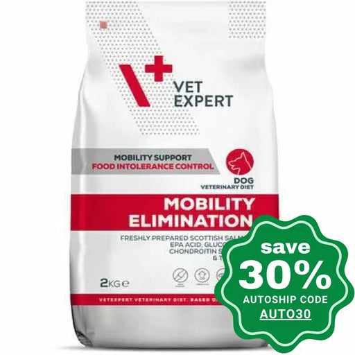 Vet Expert - V+ Veterinary Diet Mobility Elimination Dry Dog Food 2Kg Dogs