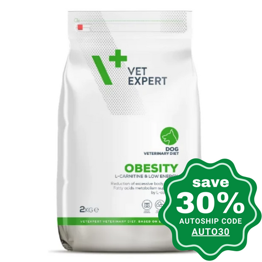 Vet Expert - V+ Veterinary Diet Obesity Dry Dog Food 2Kg Dogs