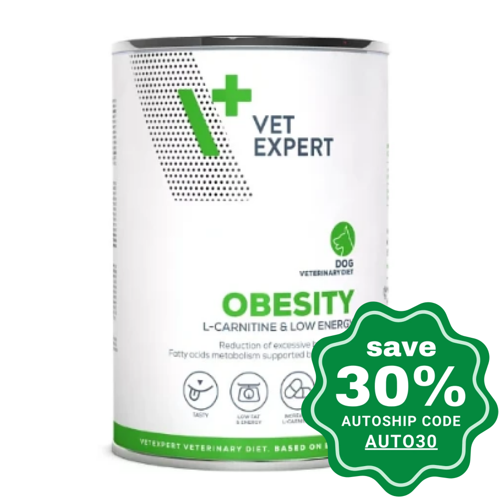 Vet Expert - V+ Veterinary Diet Obesity Wet Dog Food 400G (Min. 6 Cans) Dogs