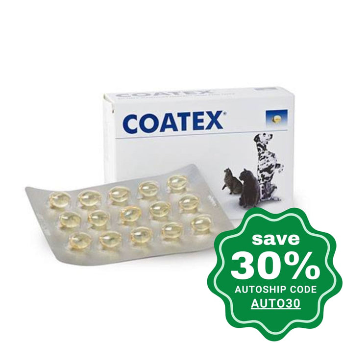 Vetplus - Coatex Skin And Coat Supplement 60Cap Dogs & Cats