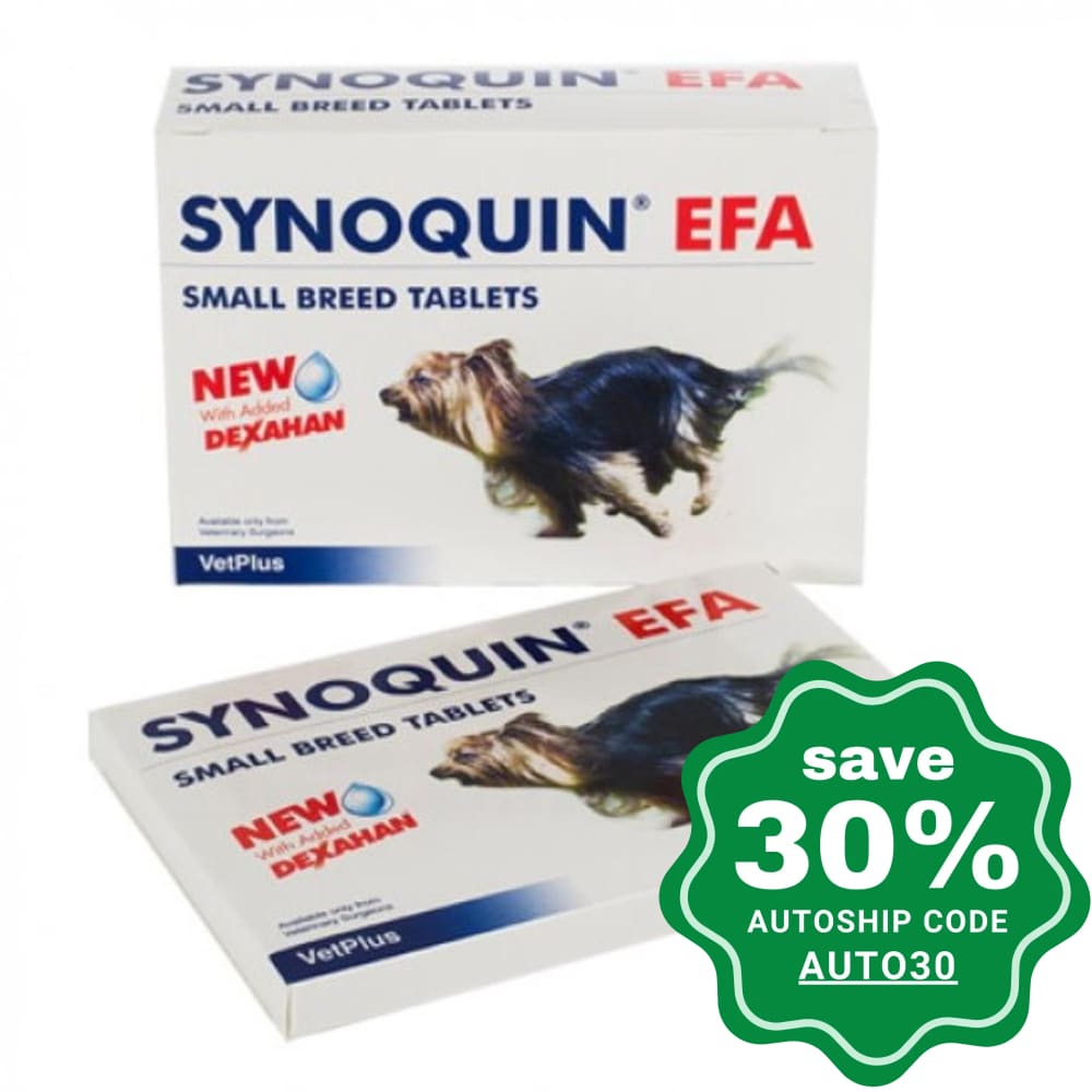 VetPlus - SYNOQUIN EFA for Dogs Joint Support <10kg - 90TAB - PetProject.HK