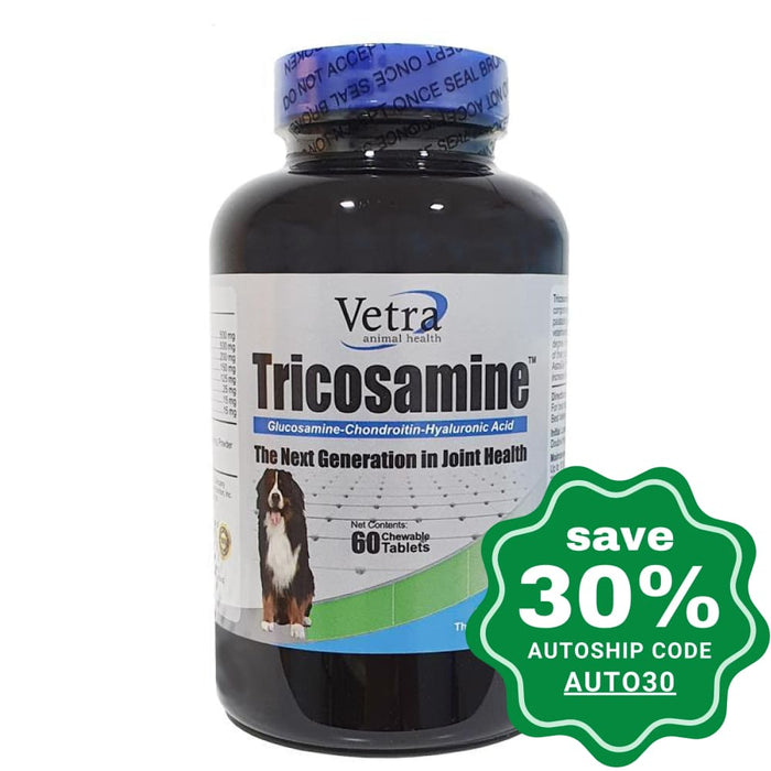 Vetra - Tricosamine Joint Health Supplement For Dogs 60Tabs