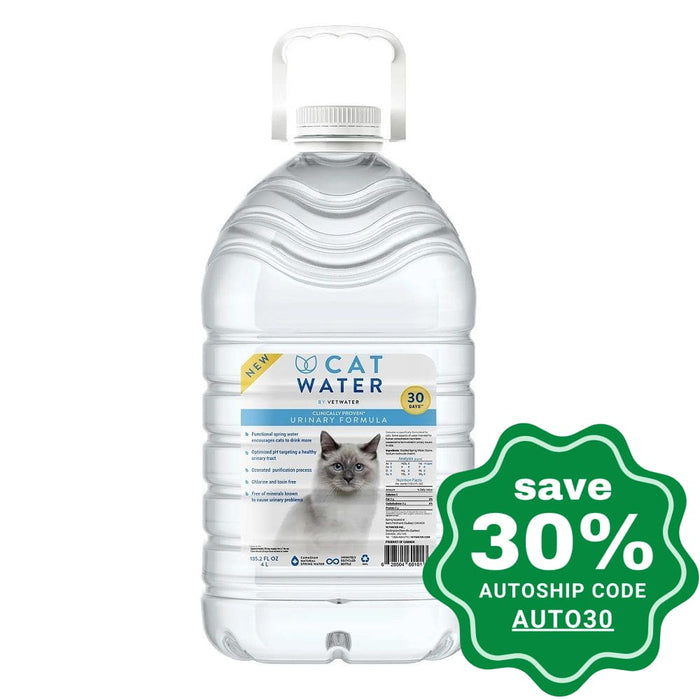 Vetwater - Cat Water With Ph Balanced Urinary Formula 4L Cats