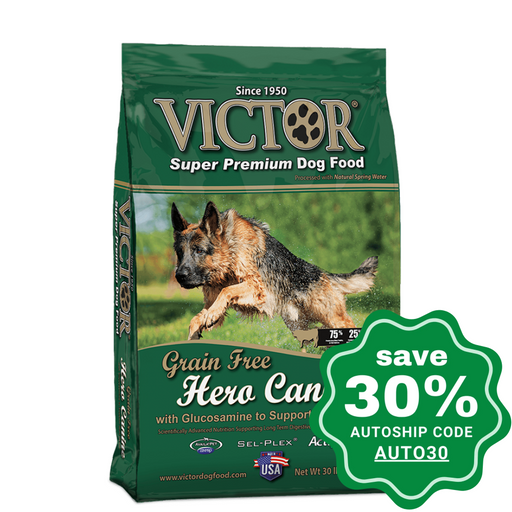 Victor - Grain Free - Hero Canine with Glucosamine - 30LB - PetProject.HK
