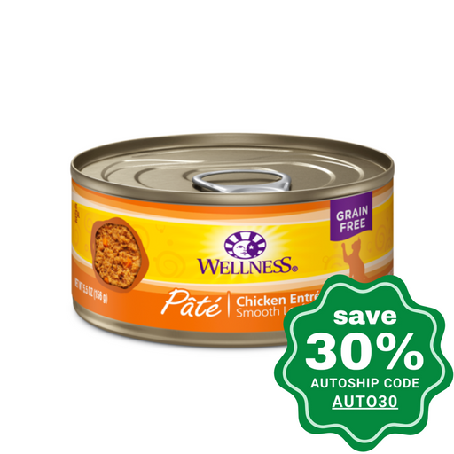 Wellness - Complete Health Pate - Grain Free Canned Cat Food - Chicken - 5.5OZ (4 Cans) - PetProject.HK