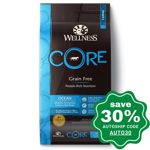 Wellness - CORE - Grain Free Dry Dog Food - Ocean - 12LB - PetProject.HK