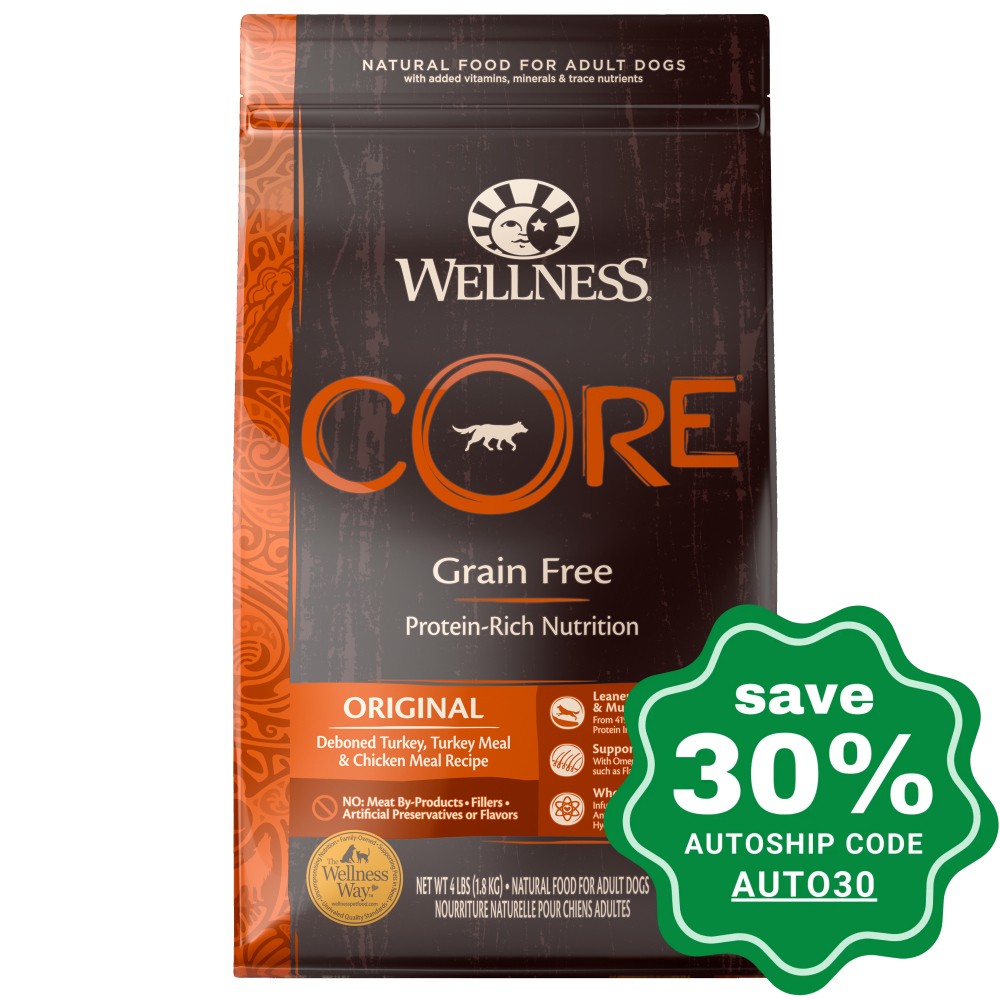 Wellness - CORE - Grain Free Dry Dog Food - Original - 12LB - PetProject.HK