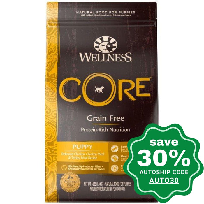 Wellness - CORE - Grain Free Dry Dog Food - Puppy - 4LB - PetProject.HK